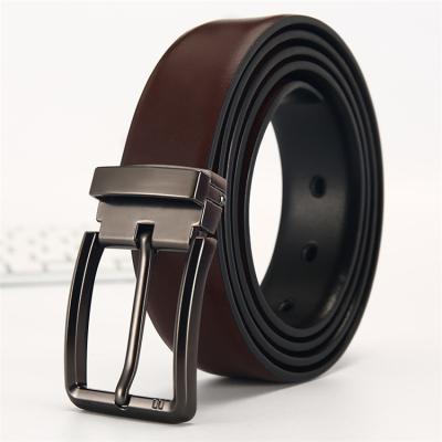 China Fashion Business Hot Selling Leather Belt Comfortable Bilateral Waist Man Waist Support Belt Wholesale Manufacturers for sale