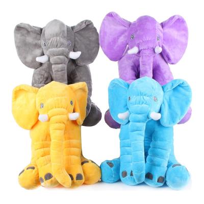 China High Quality Sleeping Body Kids Toy Stuffed Plush Elephant Soft Toy Elephant Pillow Toy for sale