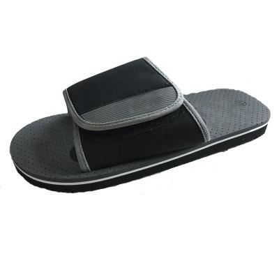 China OEM Wholesale Flat Open Toe Buckle Beach Water Sports Men Outdoor Sport Slides EVA Slippers Men Shoes for sale