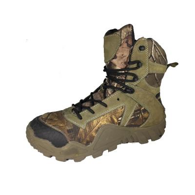 China OEM Outdoor Sport Round Boots Hunting Sand Proof Trekking Hiking Camouflage Military Tactical Half Army Combat Men Walking Boots for sale