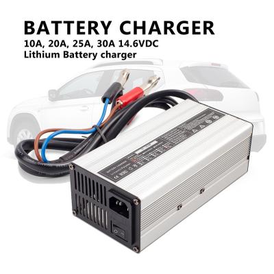 China 10A, 20A, 25A charger, 30A 14.6VDC lithium battery BOATS car lithium battery charger for sale