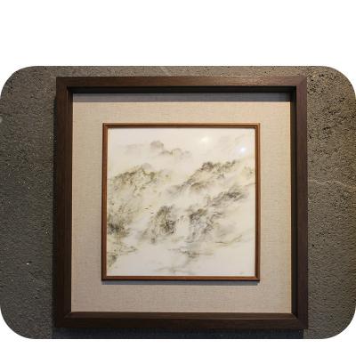 China Classic Hot Selling Wall Decorating Flying Eagles Stone Art Painting for sale