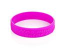 China chinese silicone bracelet factory offer customized colors pink wristbands for sale