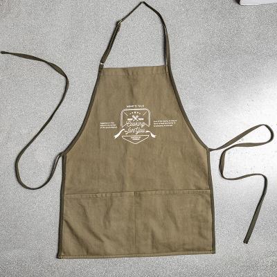 China Durable Wholesale Original Design With Pockets For Parent-child Apron Canvas Dining Vegetable Garden Aprons for sale