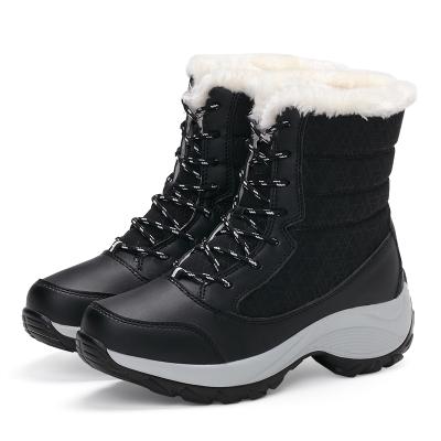 China CUSHIONING New Design Fashion Women's Boots Warm Soft Comfortable Plus Size 35-42 Outdoor Wear Resistant Waterproof Women's Snow Boots for sale