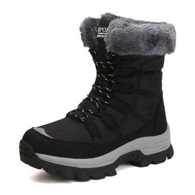 China CUSHIONING 2021 New Fashion Women's Boots Warm Soft Comfortable Plus Size 35-42 Wear-Resistant Women's Outdoor Walking Snow Boots for sale