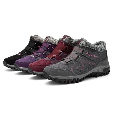 China CUSHIONING Size 35-48 High Quality Walking Style Shoes Warm Plush Sneakers Hiking Snow Boots Waterproof Winter Shoes Women Sneakers for sale