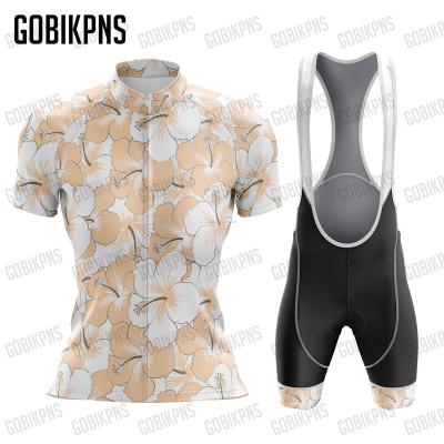 China GOBIKPNS Breathable Women Cycling Tank Top Short Sleeve Shirt White Plain Cycling Ladies Cycling Tops Tights Women MTB Tops Mountain Bike for sale