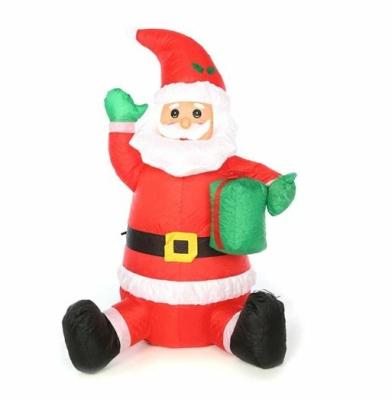 China Oxford Fabric Customized Lighted Outdoor Inflatable Christmas Decorations for sale