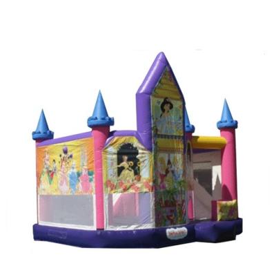 China Popular PVC Princess Theme Porcelain Inflatable Combo On Sale for sale