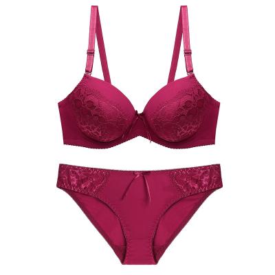 China Wholesale XZ083 Pump Women Sexy Lingerie Set High Quality Mature Sexy Underwear 2pcs Underwied Bra Briefs Set Soft for sale