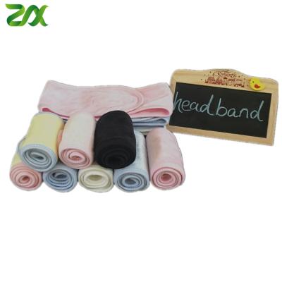 China Ambient Fashionable Wholesale Quality And Comfort Bamboo Cotton Spa Headbands for sale