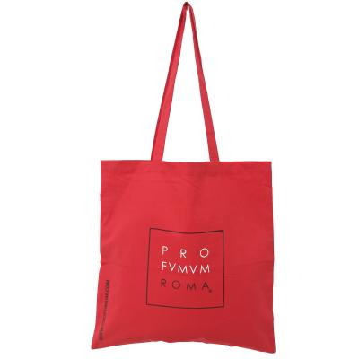 China 2021 Rope Handle Customized 100% Cotton Eco-Friendly Tote Bag With Your Logo And Color for sale