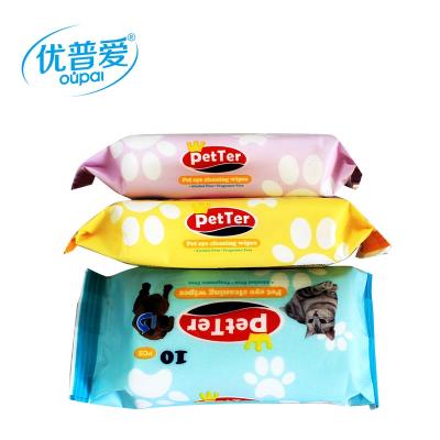 China Viable Cloths for Cleaning Dog Rated 100 Groomi Compostable Cloth Private Label Pet Nail Shampoo Wet Hair Scented Cloth for sale