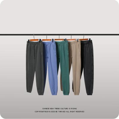 China Fashionable hot color block high street streetwear vendor casual loose men's sports breathable pants fashions men's jogging pants for sale