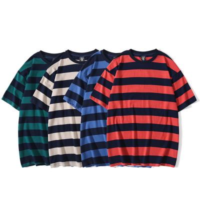 China High quality unisex service custom new plus size striped plus size t-shirt plus size tees for sale