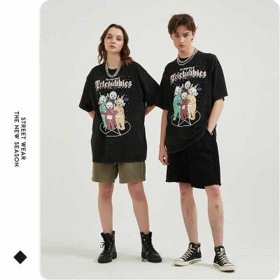 China Breathable American Oversized Gothic Wholesale Men's T-shirt T-shirt Popular Hot Seller for sale