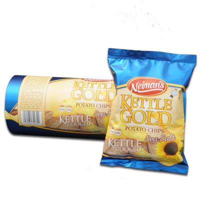 China Factory Food Grade Packaging Roll Foil Plastic Packaging Moisture Proof Custom Printing Stock Laminated Film Roll For Potato Chips/Snack/Cake for sale