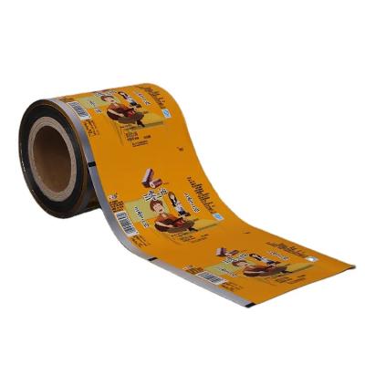 China Water Soluble Custom Tape Pe Reg Film Printing Plastic Roll Film Nuts Food Candy Chocolate Bar Packaging 30 Micron Bopp Sheets Film for sale