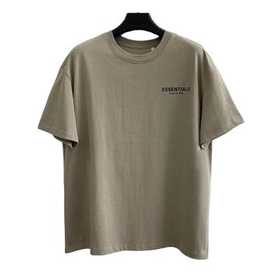 China custom Logo Tee Shirt, 2021 Plain Color Organic Cotton Oversized Basic Men's Anti-Wrinkle T-Shirts for sale