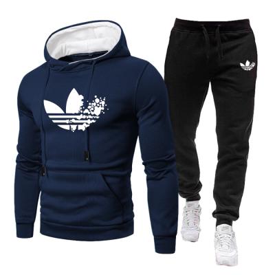 China QUICK DRY Manufacturers Logo Custom Joggers Mens Hooded Cotton Men's Unisex Sweatsuit Sets And Hoodie Sweatpants Free Men's Sweatsuit Sets for sale