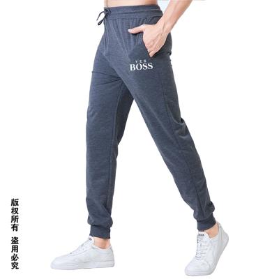 China Cheap Anti-Wrinkle Mens Pants And Trousers Pile Up Loose Oversized Straight Long Canvas Trousers Organic Cotton Trousers for sale