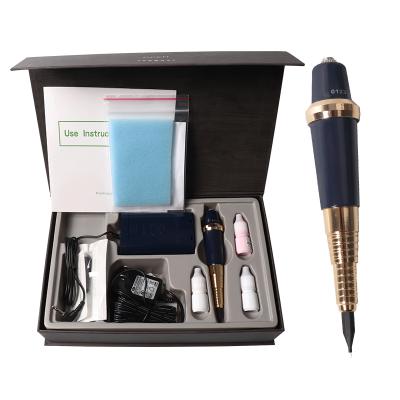 China New Style Permanent Wholesale Permanent Microblading Operation Tattoo Kit PMU Low Noise Tattoo Makeup Machine Set for sale