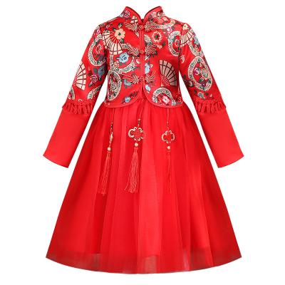 China 2022 Anti-static Baby Girls Dress Hanger Long Dress For Kids Girls for sale