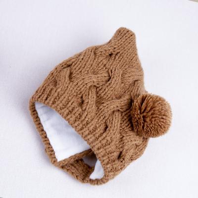 China Lovely Baby Beanie Hat Four Seasons Cotton Winter Baby Hat Knitted Casual 100% Warm Wool Hat for sale