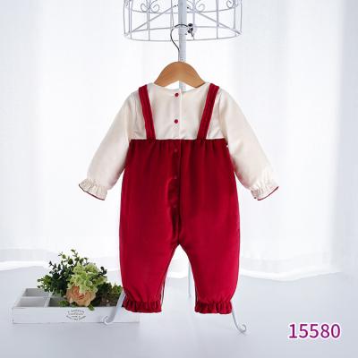 China 100% Knitted Cotton Newborn Baby Romper Boys Girls Fittable Breathable Infant Baby Romper for sale