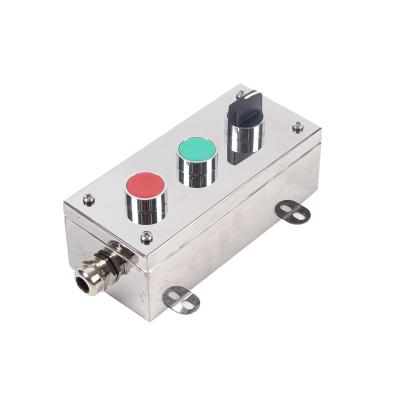 China Saipwell Stainless Steel Customized Stainless Steel Control Stations Explosion Proof Motor Switches Explosion Proof Terminal Boxes for sale