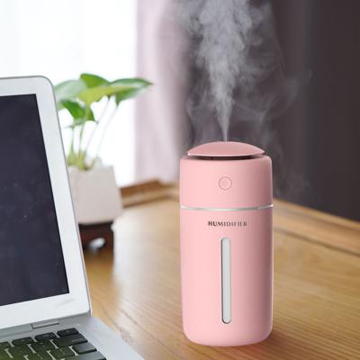 China 350ml Colorful Led USB Air Humidifier Essential Oil Marble Grain Water Prevent Leakage Diffuser for sale