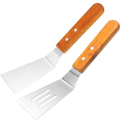 China Viable Baking Accessories Stainless Steel Cake Pusher Pastry Spatula Pizza and Food Shovel Cutter for sale