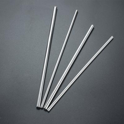 China Custom Sustainable Recycle Stainless Steel 304 Stainless Steel Metal Brush Straw Set Biodegradable Pipe For Folding Drinking Straw With Case for sale