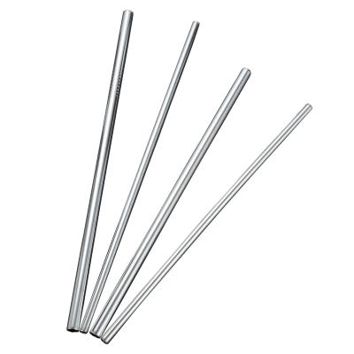 China Custom Sustainable Recycle Stainless Steel 304 Stainless Steel Metal Brush Straw Set Biodegradable Pipe For Folding Drinking Straw With Case for sale