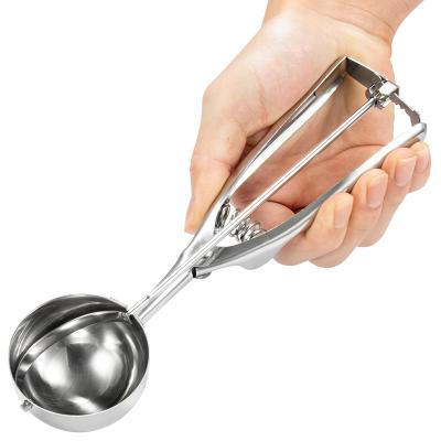 China Best Discount Sustainable Food Grade Custom Stainless Steel Ice Cream Scoop Spoon for sale