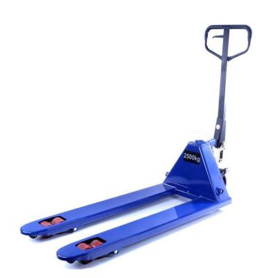 China Durable Hotels Manual Hand Pallet Jack Lift 2 Ton 2.5 Ton 3 Ton for sale