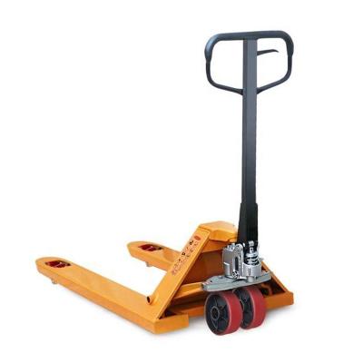 China 2T Manual Forklift Hydraulic Loading And Unloading Warehouse Pallet Forklift Hand Pallet Jack 1-10T for sale