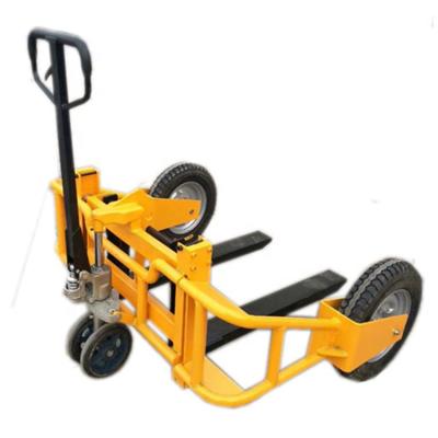 China Forklift Truck 1000 Kg Rough Terrain Hand Pallet Truck Manual Pallet Truck for sale