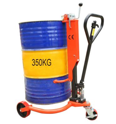 China manual oil drum trolley oil drum lifter/oil drum carrier hydraulic manual pallet truck for sale