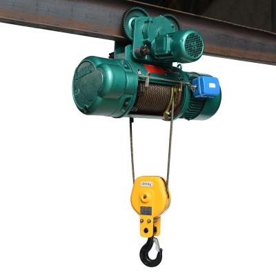 China Space saved hoist 1t, 2t, 3t, 5t, 10t, 15t, 20ton electric wire rope hoist, 100m cable hoist, electric hoist for sale