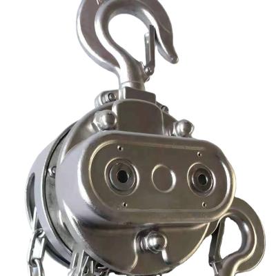 China Hotels Stainless Steel Hoist Hand Chain Block Manganese Steel Stainless Steel Chain Block 1 Ton 2 Ton 3 Ton 5 Ton 10 Ton for sale