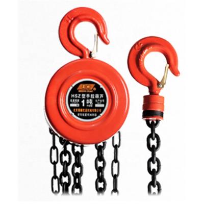 China Hotels Cheapest Hand G80 Manual Chain Hoist Type 10 Ton Chain Block for sale