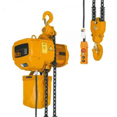 China Construction Site Lifter 1 2 3 Stage 5 Ton Electric Chain Hoist With Electric Trolley Or Fixed Type for sale