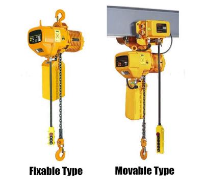 China Electric Construction Site Lifter HHBB Building Construction Tools G80 Chain Block 2t 2ton 5 Ton Electric Block Chain Block Hook Hoist for sale