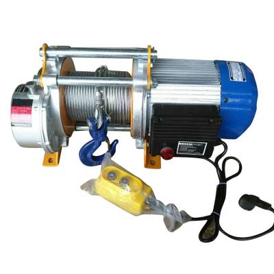 China 220V 50Hz 60Hz 500KG 1000KG 750KG 1500KG Wire Rope Electric Hoist Marine Rope Winch for sale