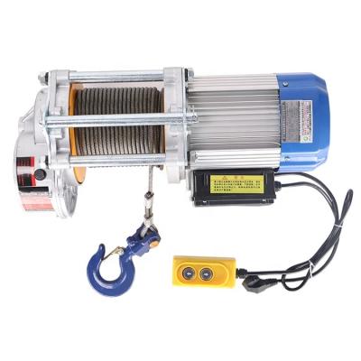 China CRANES 500kg To 1.5 Ton Electric Wire Rope Winch 220v 12v 24v Electric Winch for sale