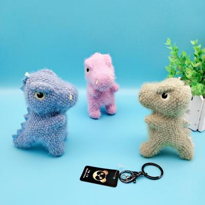 China Colorful Cute Hedgehog Small Key Chain Plush Toy Cotton Pendant Q Series Children's Bag Pendant Doll Machine for sale