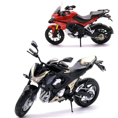 China Toy Hot Diecast Selling Simulation Motorcycle Accessories Alloy Motorcycle Model Sliding Children's Toys Gifts Educational Toys for sale