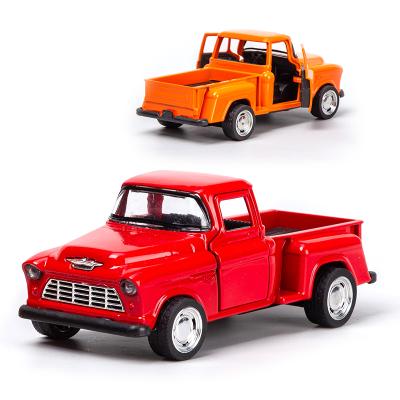 China Contact Diecast Children's 1:32 Alloy Pickup Truck Toy Car Toys,Display Parts,Return Power Car Die Casting Model Educational Toys for sale